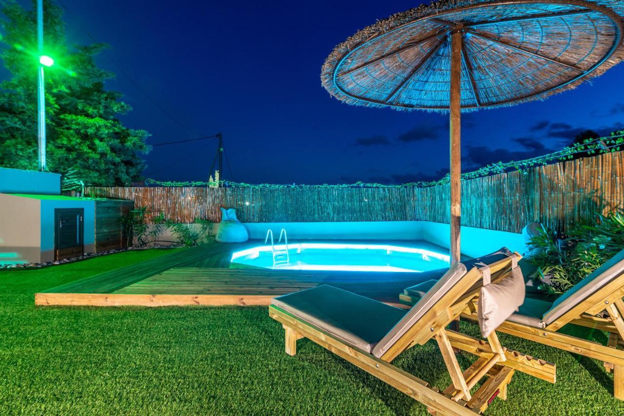 Cozy House With Pool Near Beach Gazi Dış mekan fotoğraf